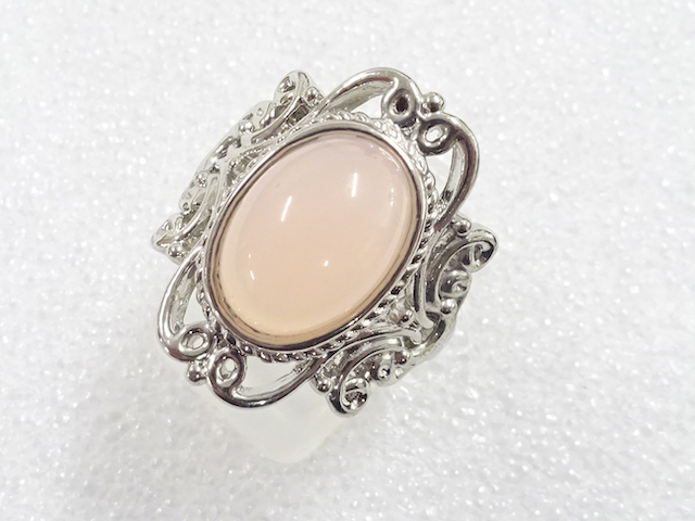 JAPANESE KIMONO / ANTIQUE COLORED STONE RING (SIZE 15)